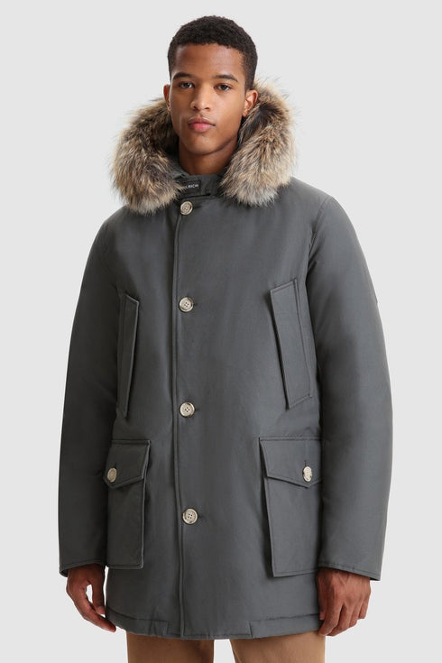Arctic Parka DF uomo con pelliccia removibile Nero WOOLRICH- Francavilla Moda